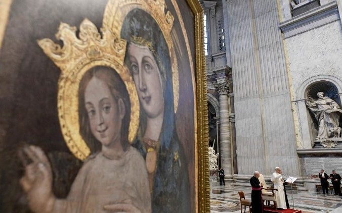 Maria, Papež Lev / foto: Vatican Media