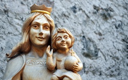 Maria, socha, Neratov, Ježíš - dítě / -ima-