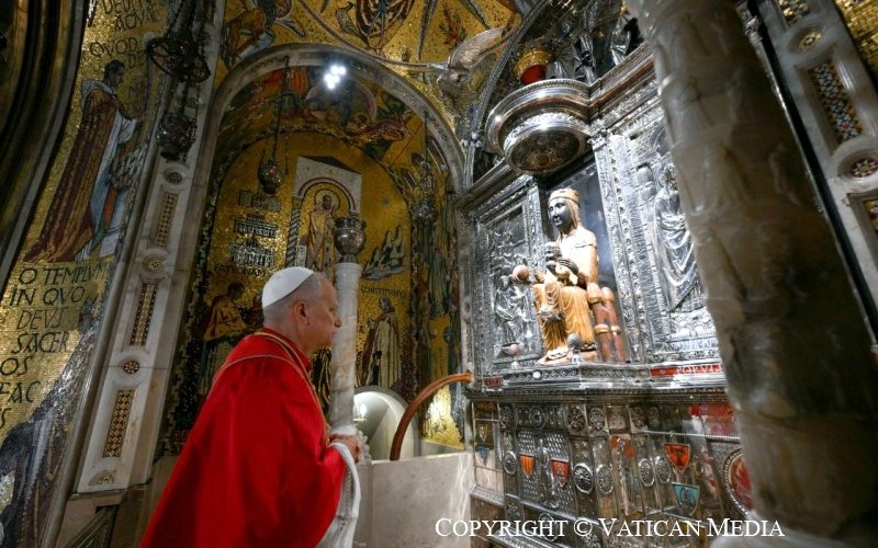 Lev XIV. v Montserratu, 10. 6. 2026   (@Vatican Media)